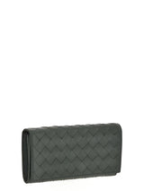 Bottega Veneta Intrecciato Large Flap Wallet - Women - Piano Luigi