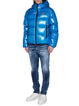 Dsquared2 Bluette kaban Short Down Jacket - Men - Piano Luigi