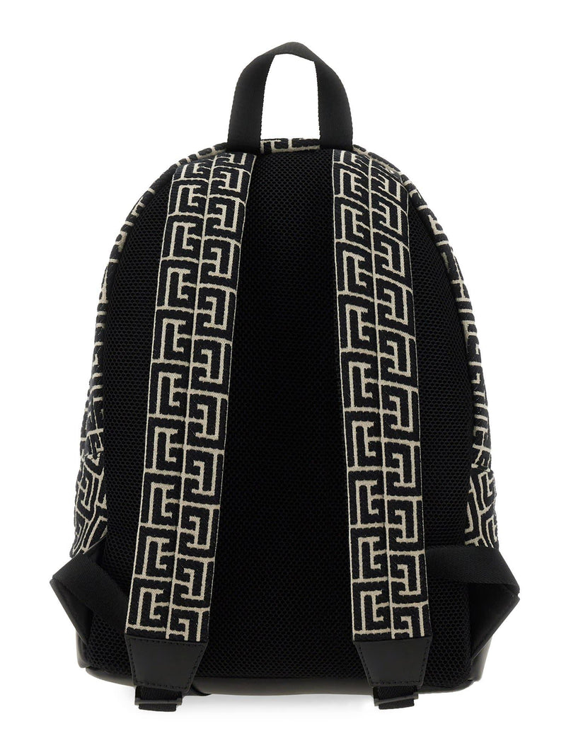 Balmain Monogram Backpack - Men - Piano Luigi