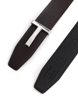 Tom Ford Brown/black Soft Leather Reversible t Belt - Men - Piano Luigi