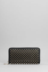 Christian Louboutin Panettone Wallet In Black Leather - Women - Piano Luigi