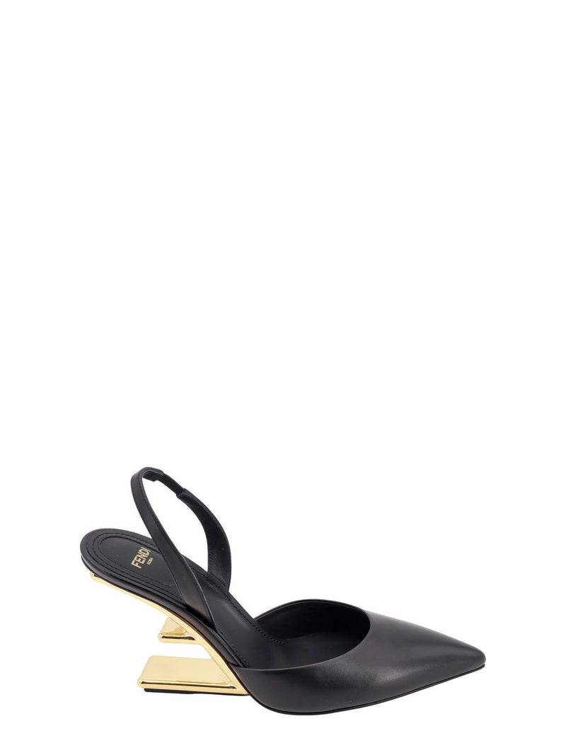 Fendi First Leather Slingback - Women - Piano Luigi