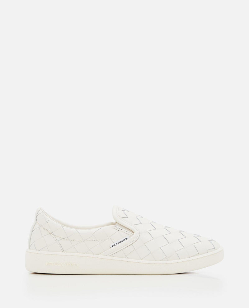 Bottega Veneta Slip-on Leather Sneakers - Women - Piano Luigi