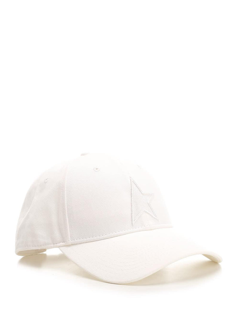 Golden Goose White Baseball Cap - Women - Piano Luigi