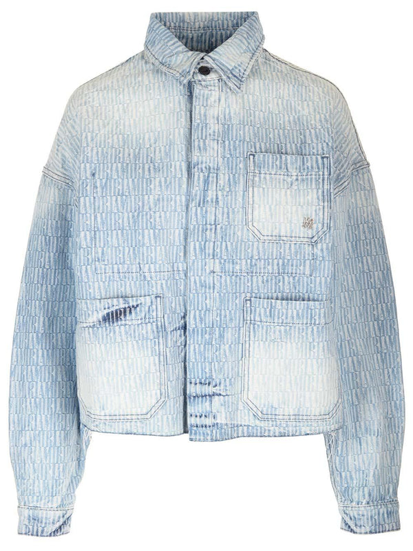 AMIRI Stonewashed Denim Jacket - Women - Piano Luigi