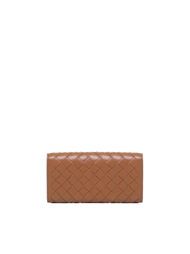 Bottega Veneta Large Intrecciato Wallet With Flap - Women - Piano Luigi