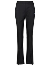 Off-White corporate Tech Black Polyester Pants - Women - Piano Luigi