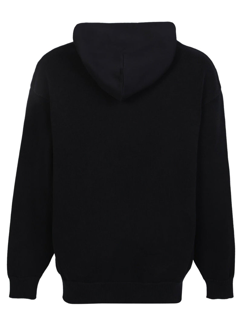 Balenciaga Black Metal Hoodie - Men - Piano Luigi