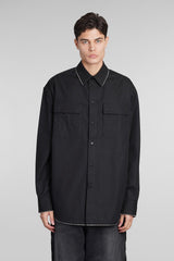 Off-White Shirt In Black Cotton - Men - Piano Luigi