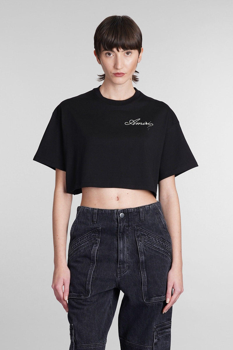 AMIRI T-shirt In Black Cotton - Women - Piano Luigi