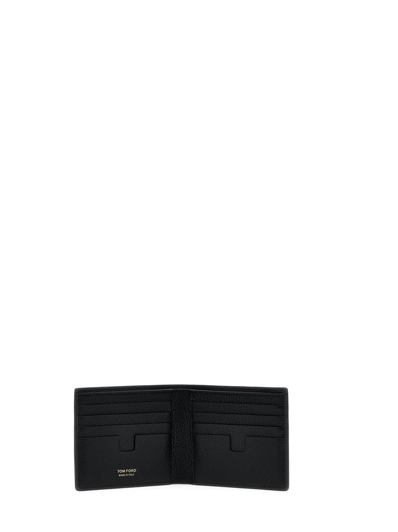 Tom Ford Logo Leather Wallet - Men - Piano Luigi