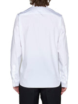 Burberry Sherfield Shirt In White Cotton - Men - Piano Luigi