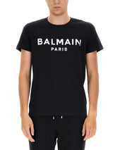 Balmain Logo Print T-shirt - Men - Piano Luigi