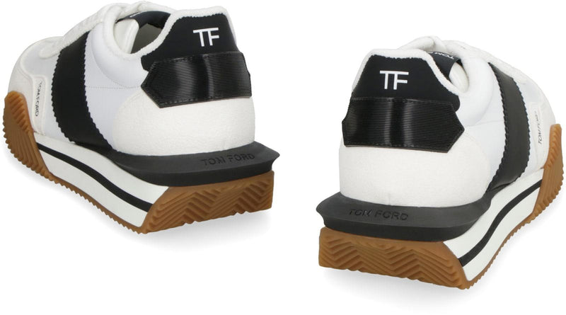 Tom Ford James Leather Low-top Sneakers - Men - Piano Luigi