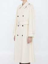 Burberry Long Trench In Gabardine - Women - Piano Luigi