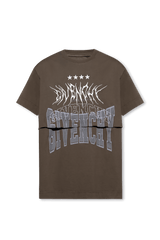 Givenchy Brown Reversible T-Shirt With Logo - Men - Piano Luigi