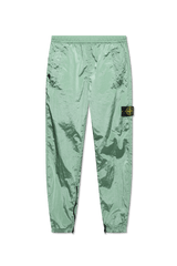 Stone Island Green Track Pants With Logo - Men - Piano Luigi