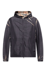 Burberry Black ‘Hackney’ Hooded Jacket - Men - Piano Luigi