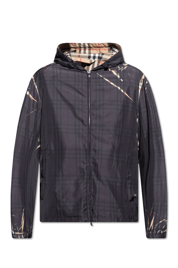 Burberry Black ‘Hackney’ Hooded Jacket - Men - Piano Luigi