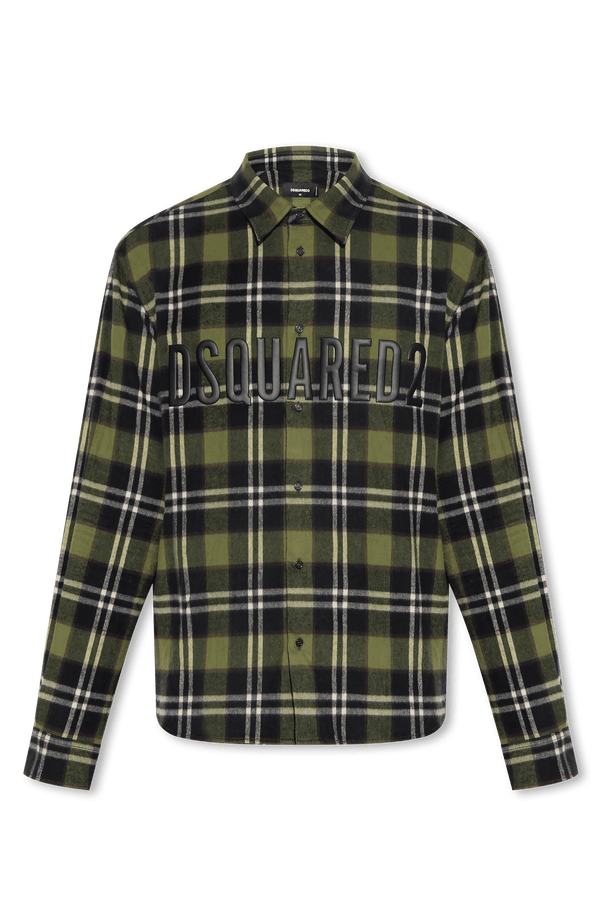 Dsquared2 Green Checked Shirt - Men - Piano Luigi