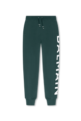 Balmain Green Sweatpants With Logo - Men - Piano Luigi