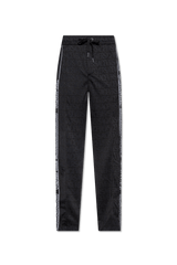 Versace Black Sweatpants With Logo - Men - Piano Luigi