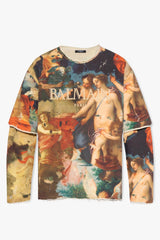 Balmain Multicolour Printed Sweatshirt - Men - Piano Luigi