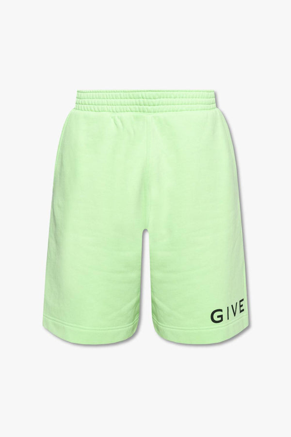 Givenchy Neon Shorts With Logo - Men
