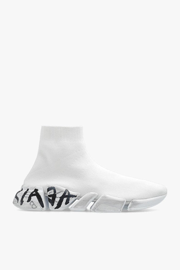 Balenciaga White ‘Speed 2.0’ Sneakers - Men - Piano Luigi