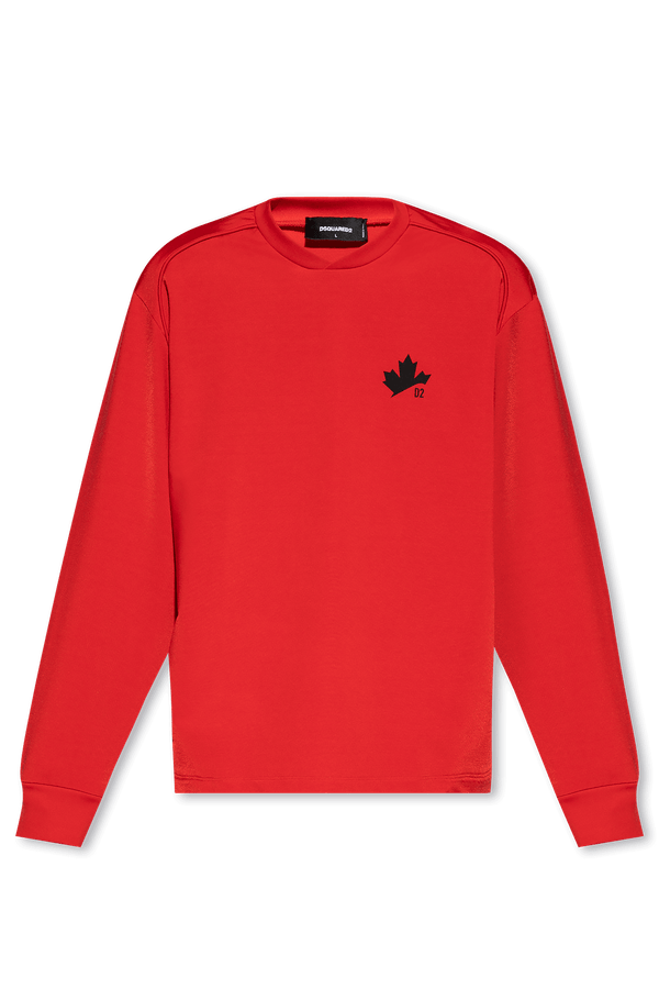 Dsquared2 Red Printed Sweatshirt - Men