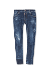 Dsquared2 Navy Blue ‘Tidy Biker’ Jeans - Men - Piano Luigi