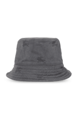 Burberry Grey Bucket Hat With Logo - Men - Piano Luigi