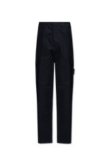 Stone Island Navy Blue Cargo Trousers - Men - Piano Luigi