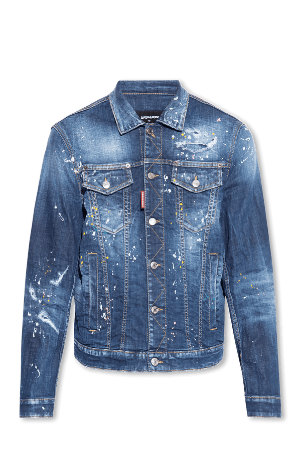 Dsquared2 Blue Denim Jacket - Men - Piano Luigi