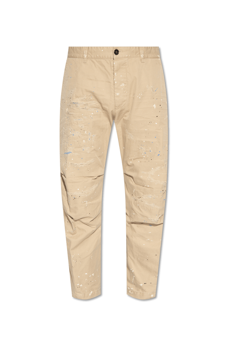 Dsquared2 Beige ‘Skipper’ Trousers - Men - Piano Luigi