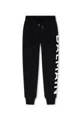 Balmain Black Sweatpants With Logo - Men - Piano Luigi