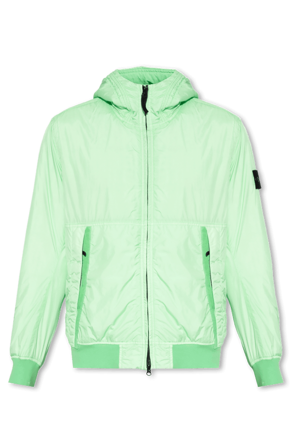 Stone Island Green Insulated Jacket With Logo - Men - Piano Luigi