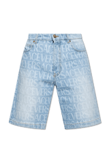 Versace Blue Denim Shorts - Men - Piano Luigi