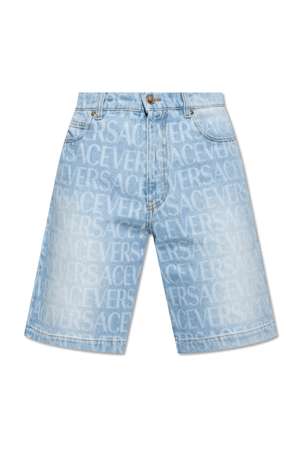 Versace Blue Denim Shorts - Men - Piano Luigi