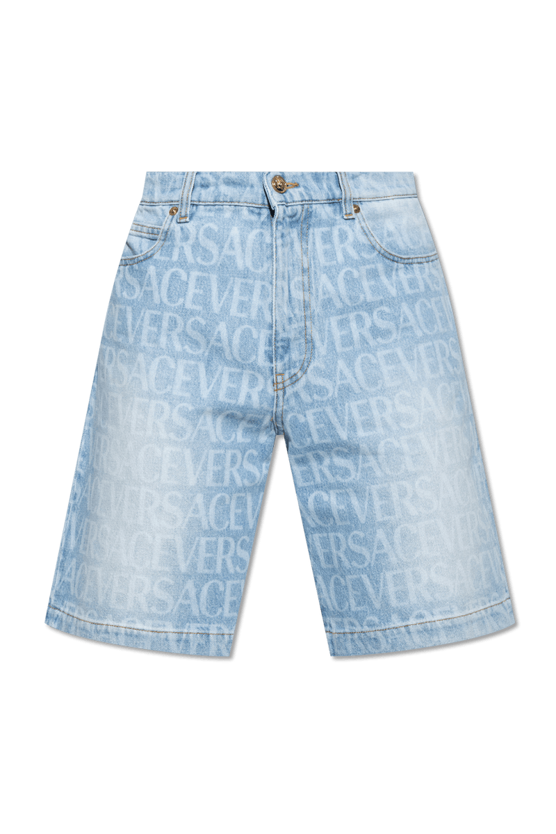 Versace Blue Denim Shorts - Men - Piano Luigi