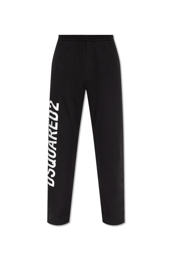 Dsquared2 Black Sweatpants With Logo - Men