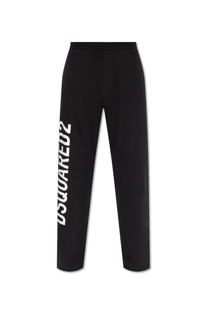 Dsquared2 Black Sweatpants With Logo - Men - Piano Luigi