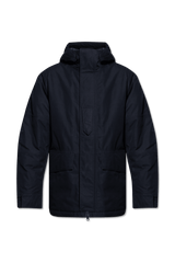 Stone Island Navy Blue Insulated Jacket With Logo - Men - Piano Luigi