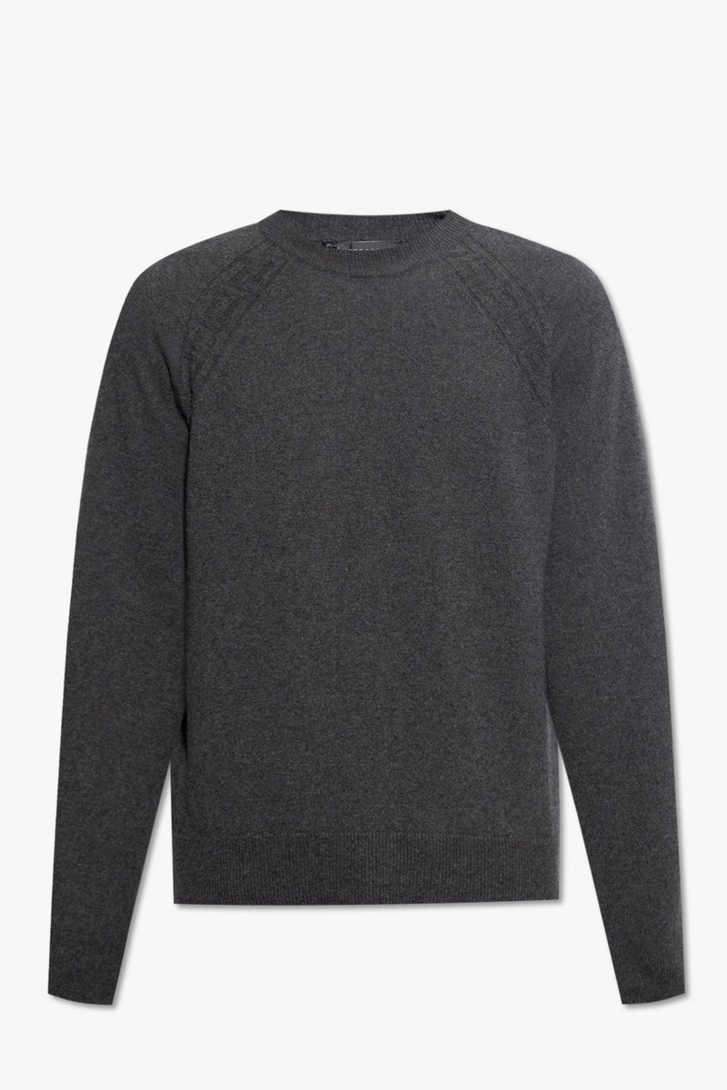 Versace Grey Cashmere Sweater - Men - Piano Luigi