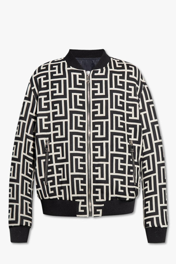 Balmain Black Reversible Bomber Jacket - Men - Piano Luigi