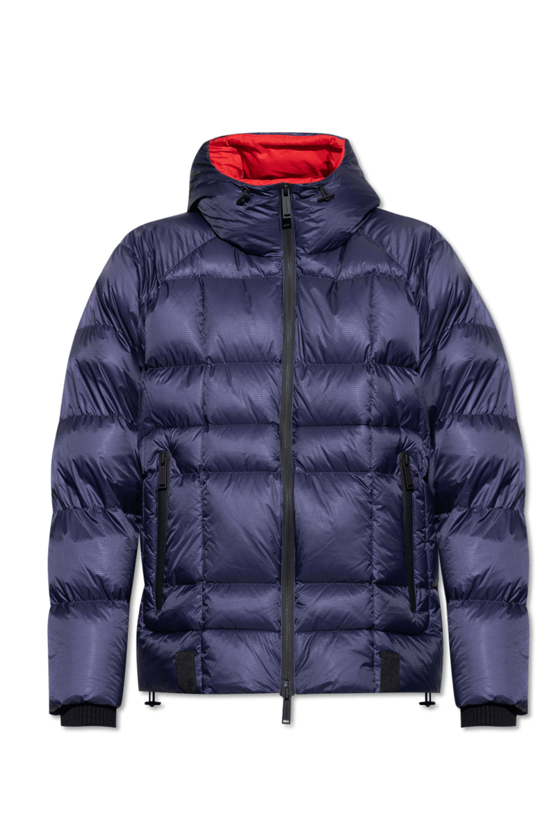 Dsquared2 Navy Blue Quilted Down Jacket - Men - Piano Luigi