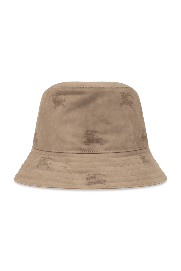 Burberry Beige Bucket Hat With Monogram - Men - Piano Luigi