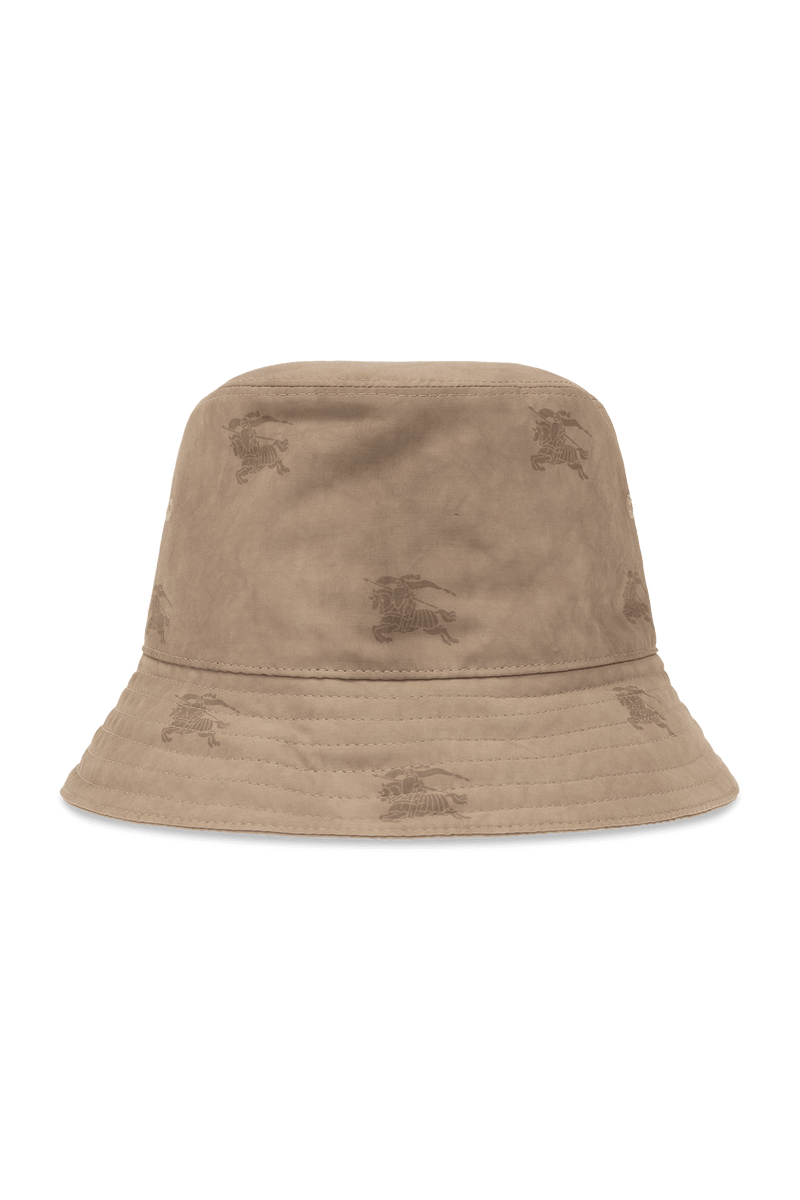 Burberry Beige Bucket Hat With Monogram - Men - Piano Luigi