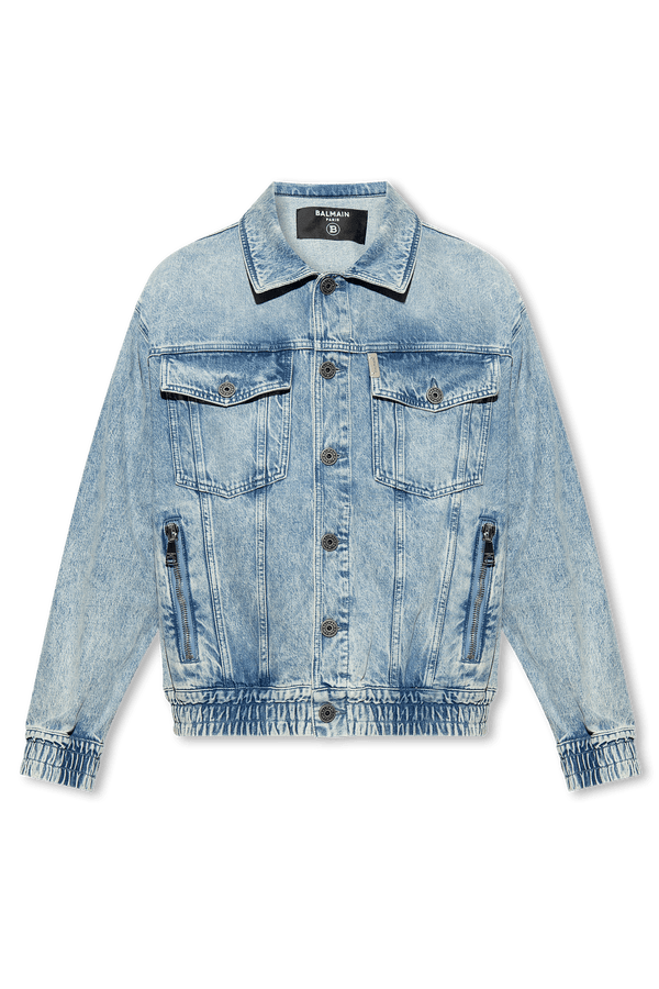 Balmain Blue Denim Jacket - Men - Piano Luigi