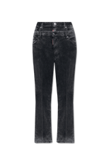 Dsquared2 Black Distressed Corduroy Trousers - Men - Piano Luigi